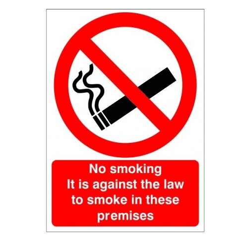 smoking sign No