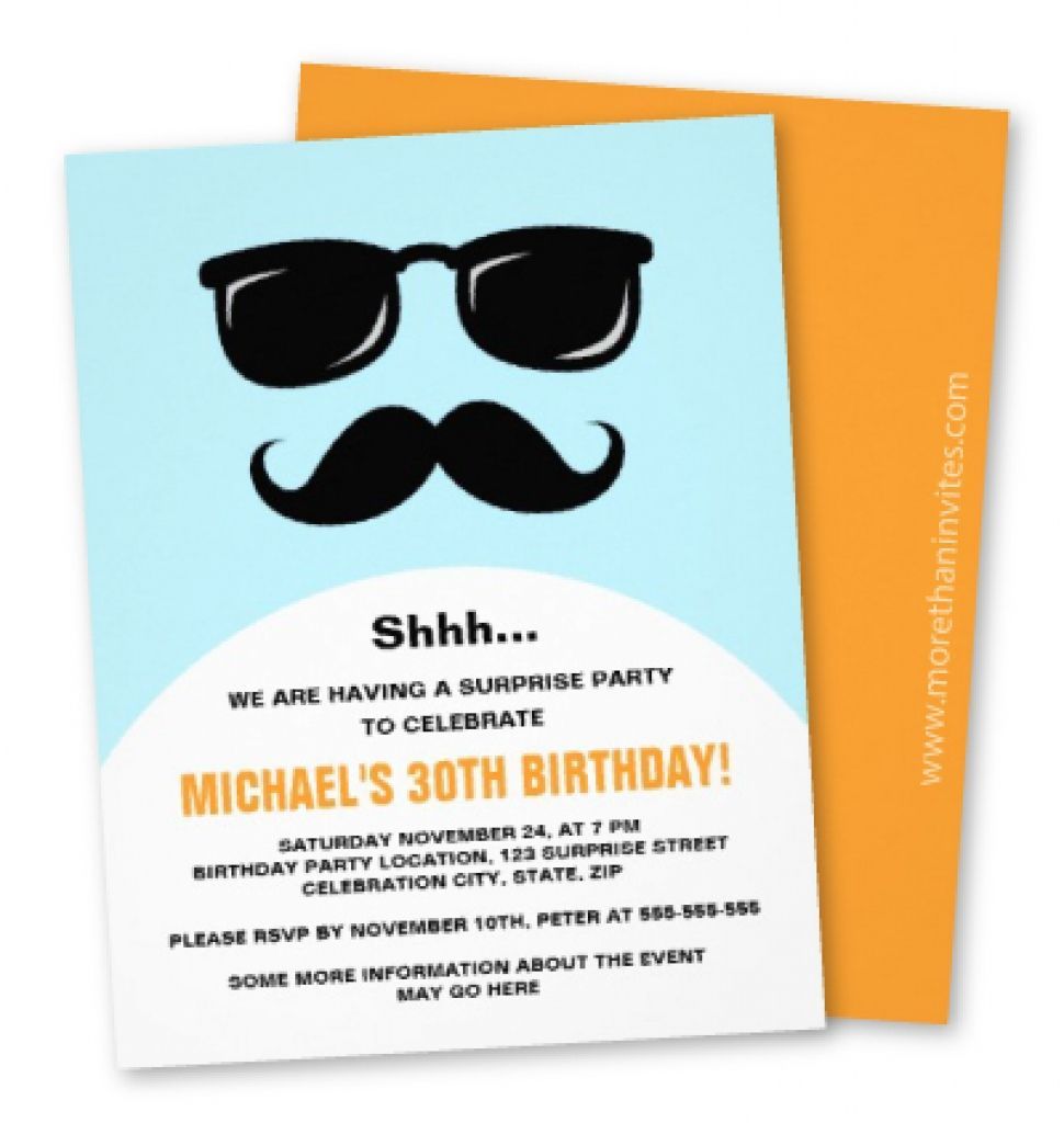 invitations birthday Funny adult party