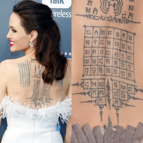 jolie tattoo woman Angelina