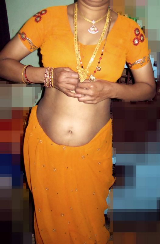 saree white bhabi nude