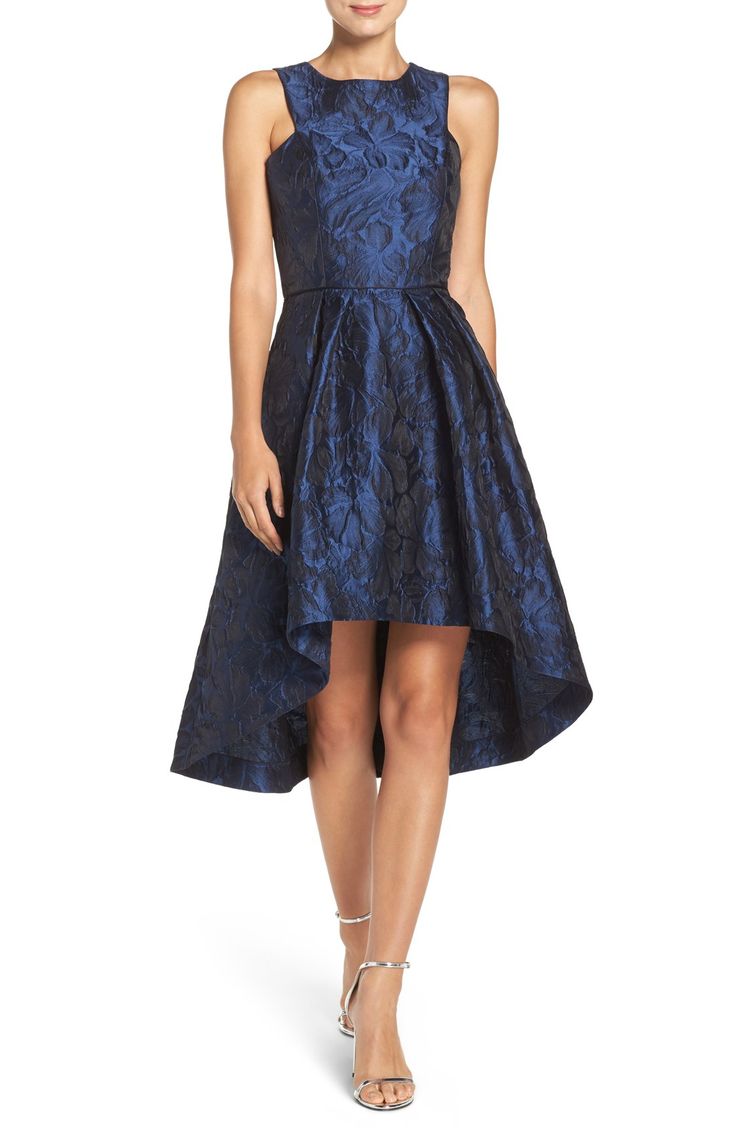 semi low dresses formal high Blue