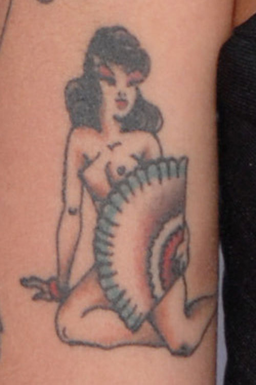 pin tattoos Nude up girl
