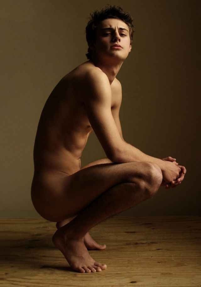 male model poses art Nude