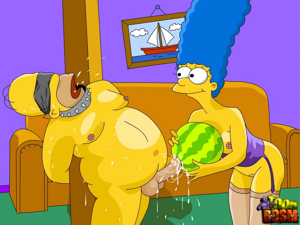 and simpson cartoon porn Bart marge