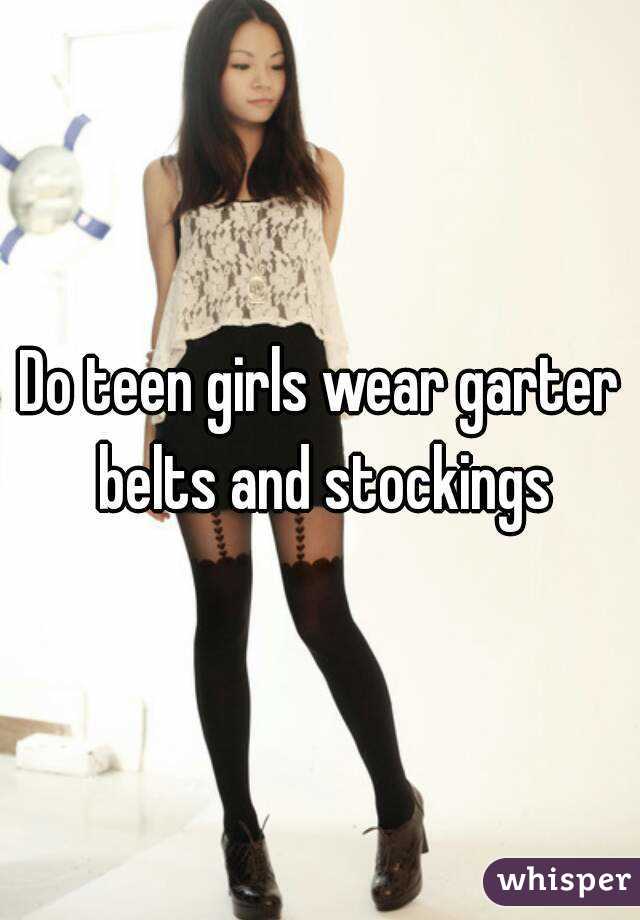 stockings Young teen girls