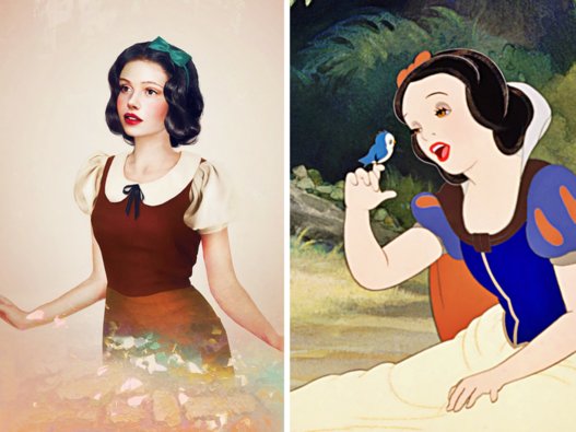 as Disney people characters real